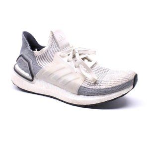 Adidas Womens Ultra Boost 20 B75880 Grey Fabric Running Shoes Sneakers Size 7
